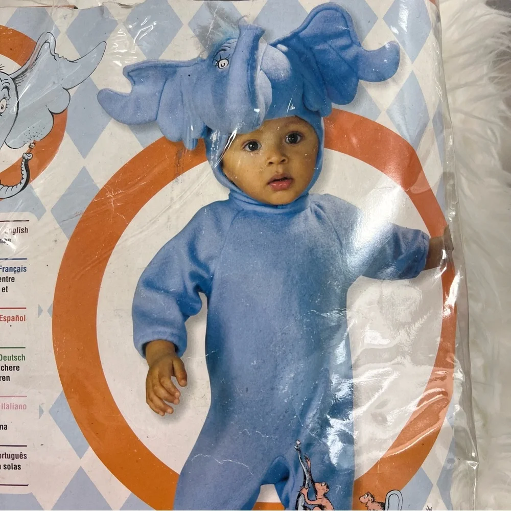 Horton Hears a Who Infant Costume NEW 6-12 months dr. Seuss